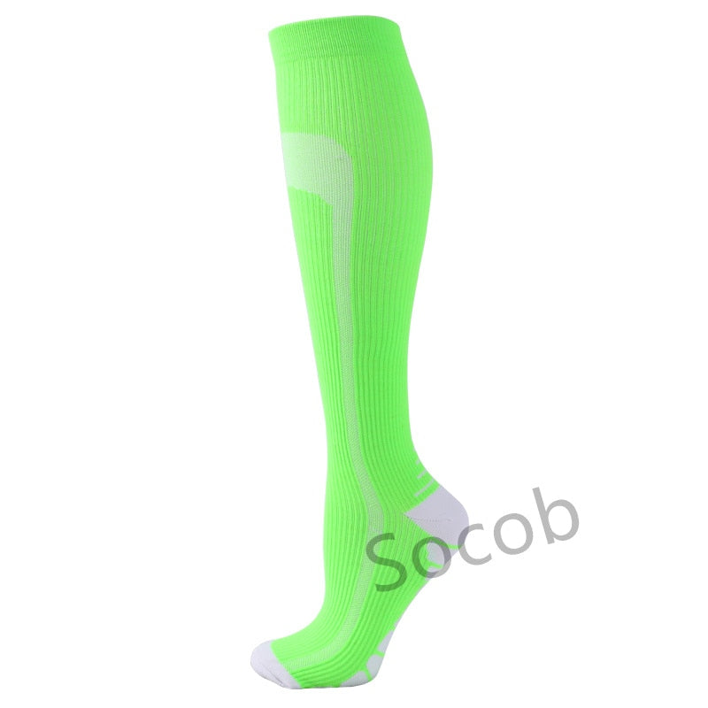 Compression Socks Football Socks Running Outdoor Sports  Crossfit Flight Travel Nurses Men WomenCompression Stockings