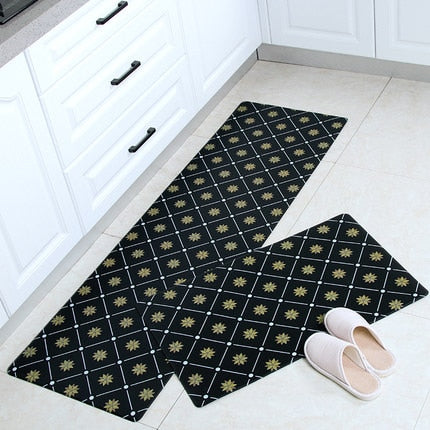 Non-slip Oil Proof  Waterproof PU PVC Carpet for living Room Modern Kitchen Mat Bedroom Rug