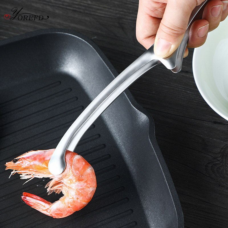 Kitchen Stainless Steel Food Tongs Buffet Cooking Tool Anti Heat Bread Clip Pastry Barbecue Clamp Kitchen Utensils