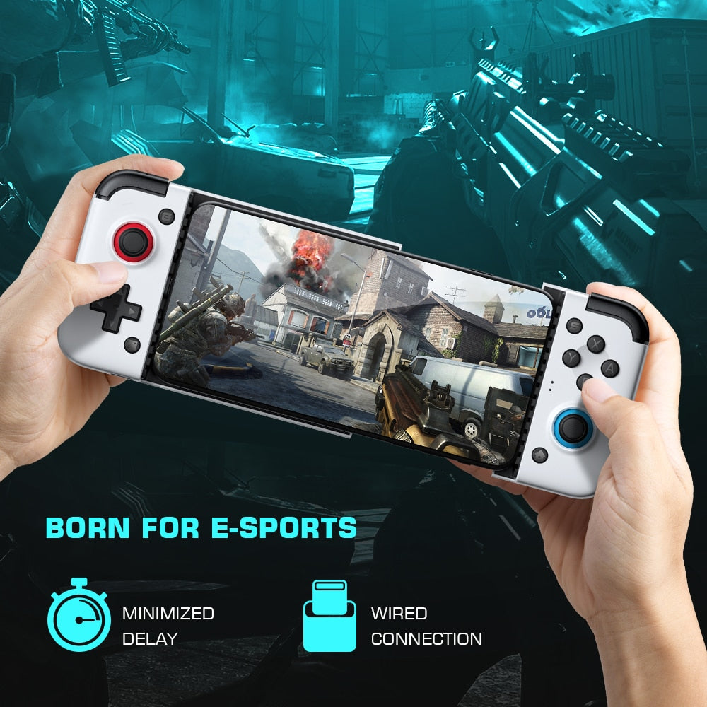 GameSir X2 New Version Type-C Lightning Gamepad Pubg Mobile Controller Telescopic No Delay Cloud Game for Android iPhone iOS