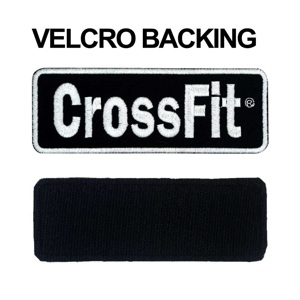 CrossFit Name Tags Patch Embroidered Applique Sewing Label Punk Biker Clothes Stickers Apparel Accessories Badge