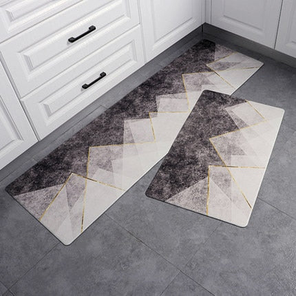 Non-slip Oil Proof  Waterproof PU PVC Carpet for living Room Modern Kitchen Mat Bedroom Rug