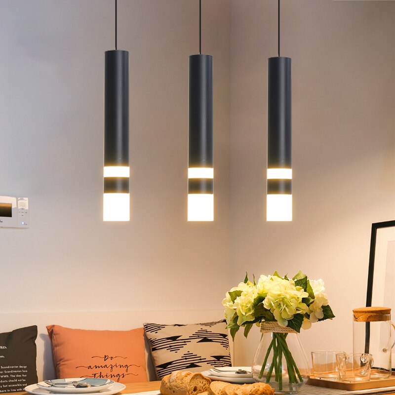 Modern Led Pendant Lights Dining Room Bedroom Bar Cafe Bedside Suspension Luminaire Decorative Modern Pendant Lamps For Ceiling