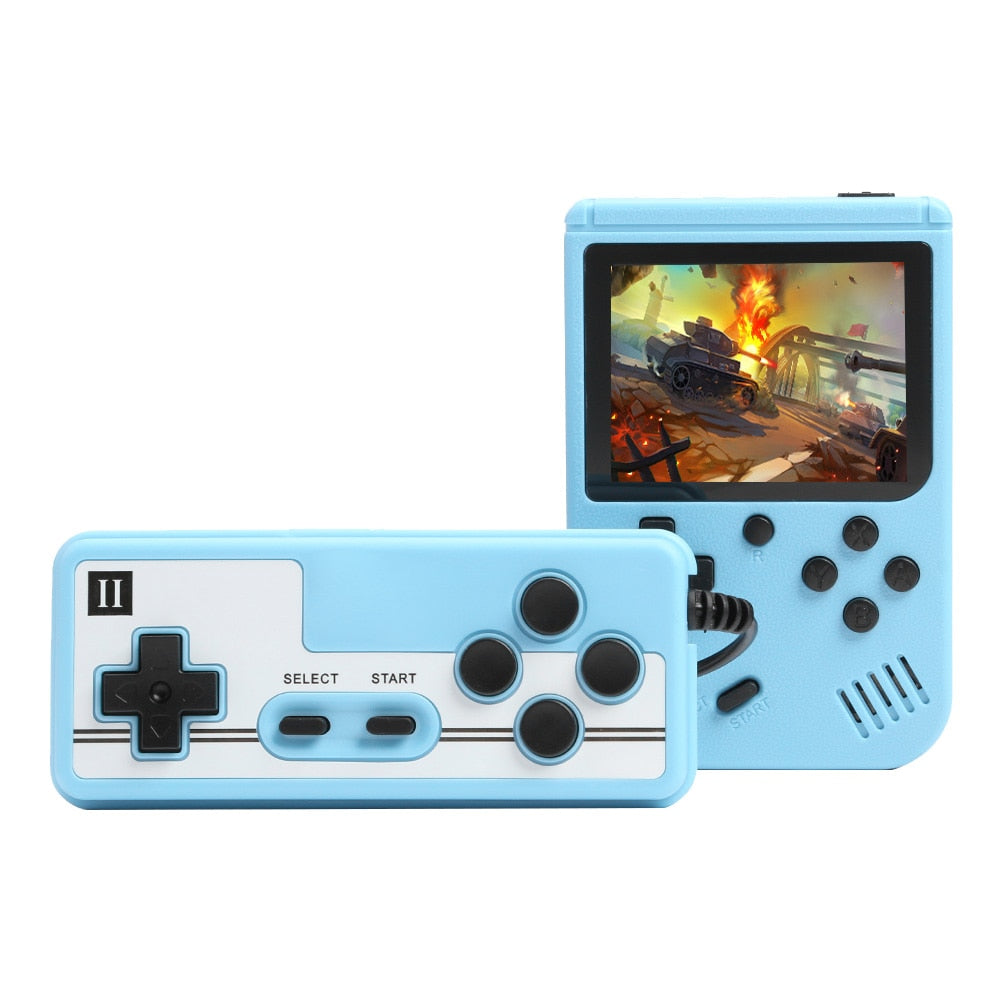 ALLOYSEED Retro Portable Mini Handheld Video Game Console 3.0 Inch Color LCD Kids Color Game Player Built-in 800 Games Player