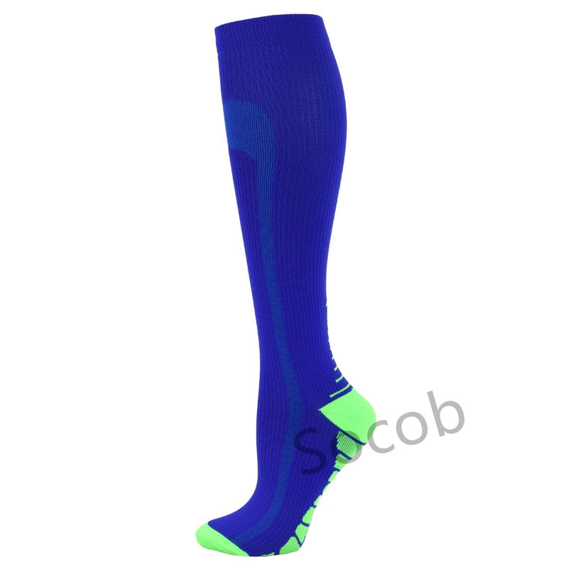 Compression Socks Football Socks Running Outdoor Sports  Crossfit Flight Travel Nurses Men WomenCompression Stockings