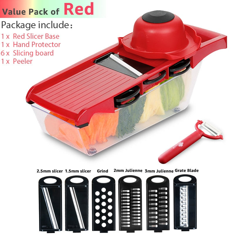 Vegetable Slicer Cutter Peeler Carrot Potato Cheese Onion Grater Steel Blade Kitchen Accessories Fruit Cooking Tools