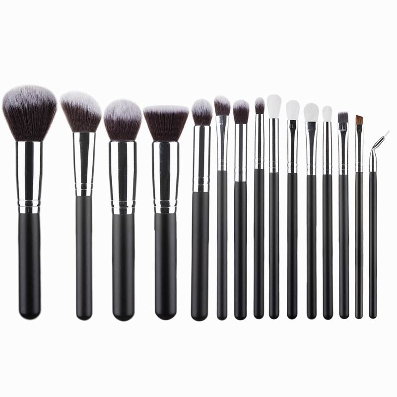 RANCAI10/15pcs High Quality  Makeup Brushes Set Beauty Powder Eyebrochas Eyeshadow Brush Complete Kit Cosmetics Tools