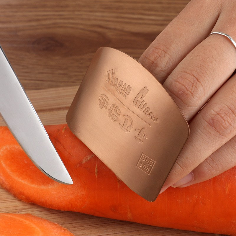 1PC Stainless Steel Finger Guard Finger Safe Protector Knife Cutting Vegetables Finger Protection Tool Creative Kitchen Gadget