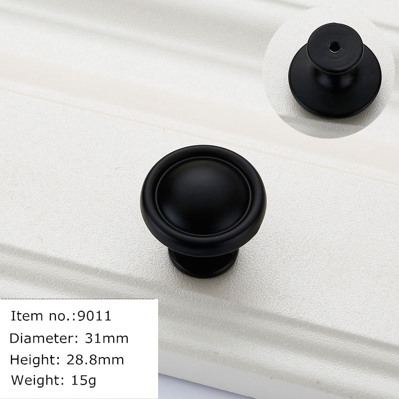 Black Handles for Furniture Cabinet Knobs and Handles Kitchen Handles Drawer Knobs Cabinet Pulls Cupboard Handles Knobs