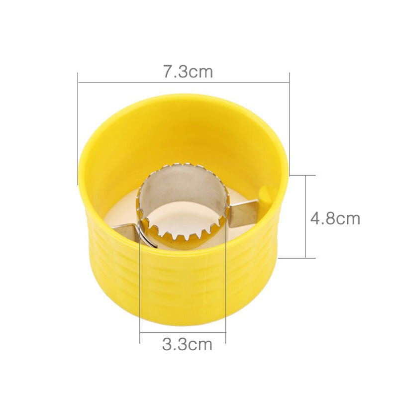 Yellow Corn Plane Peeler Cob Thresher Kitchen Gadgets Manual Rotation Stainless Steel Corn Stripper Cutter Stripping Tool