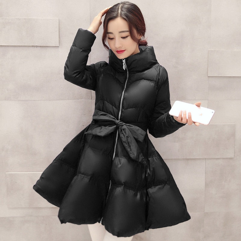 Womens winter coat women warm outwear Padded cotton Jacket coat Womens Clothing High Quality parkas manteau femme R853