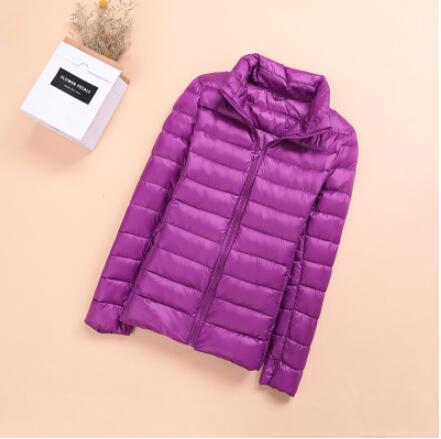 Spring Womens Down Jackets Ultra Light Winter Duck Down Coat Short Hoodie Puffer Jacket Parkas