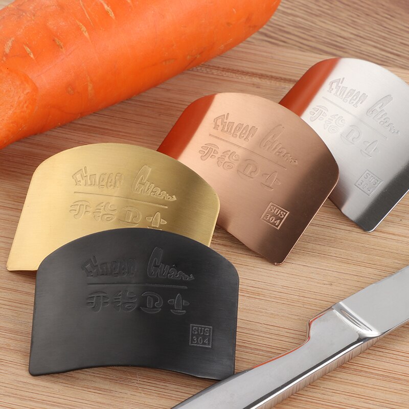 1PC Stainless Steel Finger Guard Finger Safe Protector Knife Cutting Vegetables Finger Protection Tool Creative Kitchen Gadget