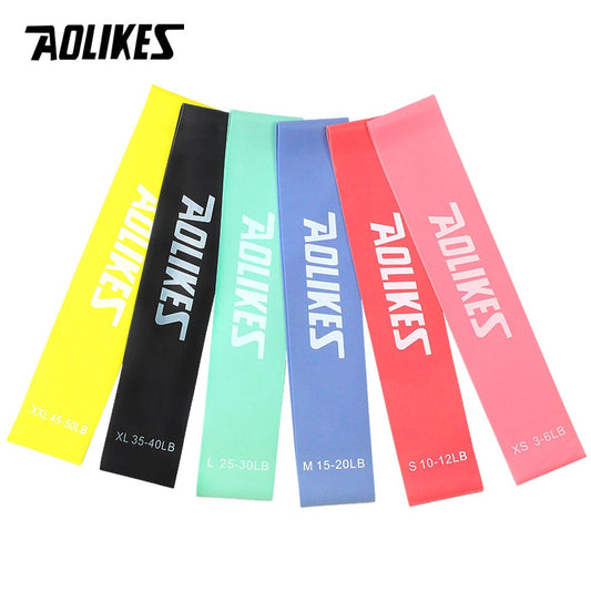 1PCS Resistance Band 6 Levels Available Natural Latex Gym Strength Training Rubber Loop Bands Fitness CrossFit Equipment