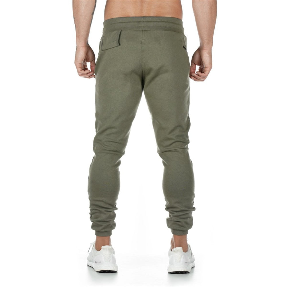 Joggers Sweatpants Men Casual Pants Solid Color Gym Fitness Workout Sportswear Trousers Autumn Winter Male Crossfit Trackpants