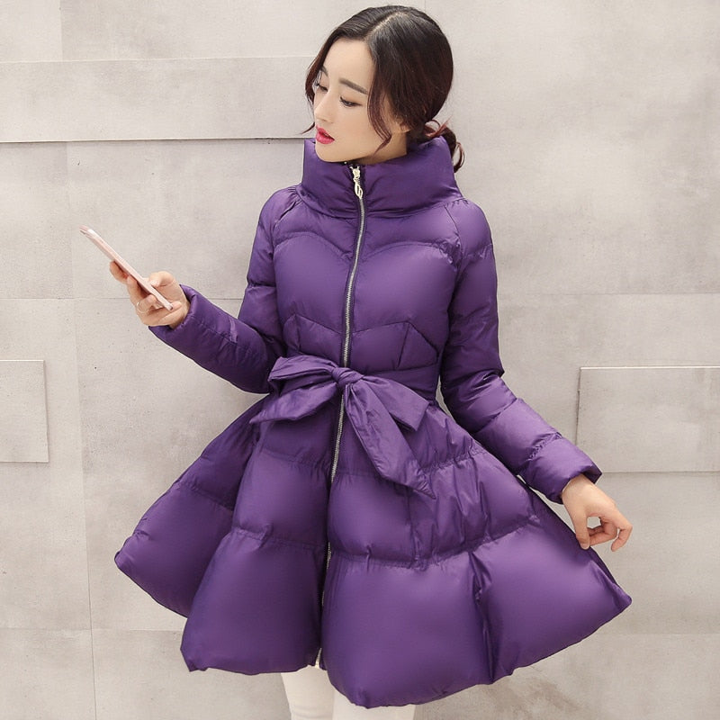 Womens winter coat women warm outwear Padded cotton Jacket coat Womens Clothing High Quality parkas manteau femme R853