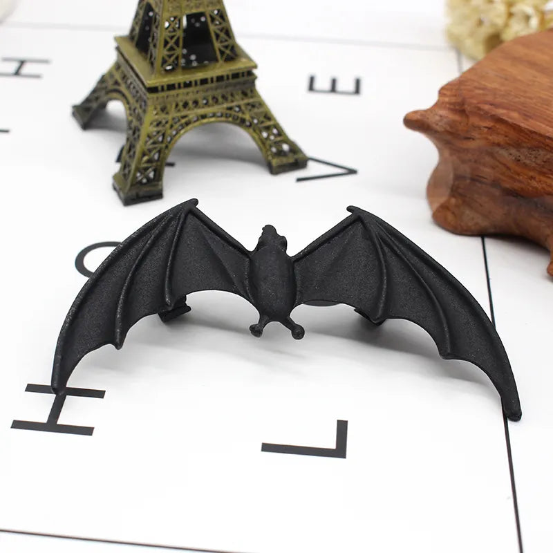 Punk Bat Earrings Ear Clip Night Club Black Animal Bat Earrings For Women Halloween Gifts Earings Brincos Para As Mulheres