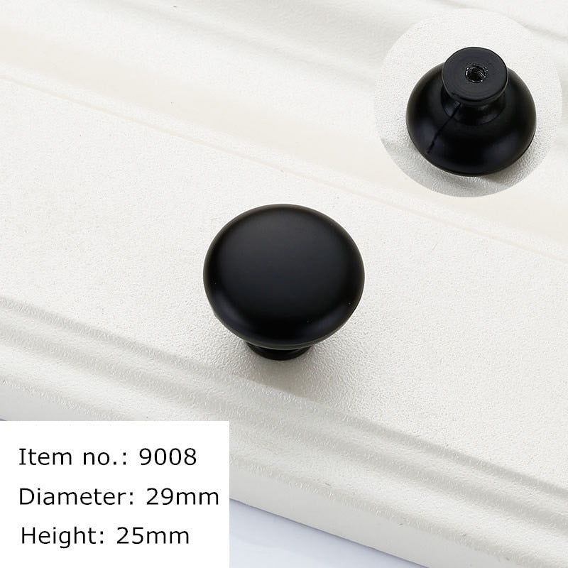 Black Handles for Furniture Cabinet Knobs and Handles Kitchen Handles Drawer Knobs Cabinet Pulls Cupboard Handles Knobs