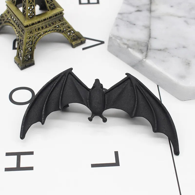 Punk Bat Earrings Ear Clip Night Club Black Animal Bat Earrings For Women Halloween Gifts Earings Brincos Para As Mulheres