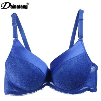 Lingerie Sexy Lace Push Bras For Womens Intimate BCDE Large Embroidery Rich Noble Underwear