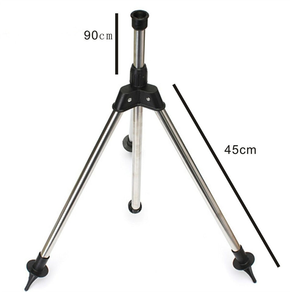 Tripod Impulse Sprinkler Pulsating Telescopic Watering Lawn Yard and Garden