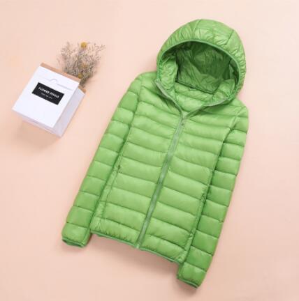 Spring Womens Down Jackets Ultra Light Winter Duck Down Coat Short Hoodie Puffer Jacket Parkas