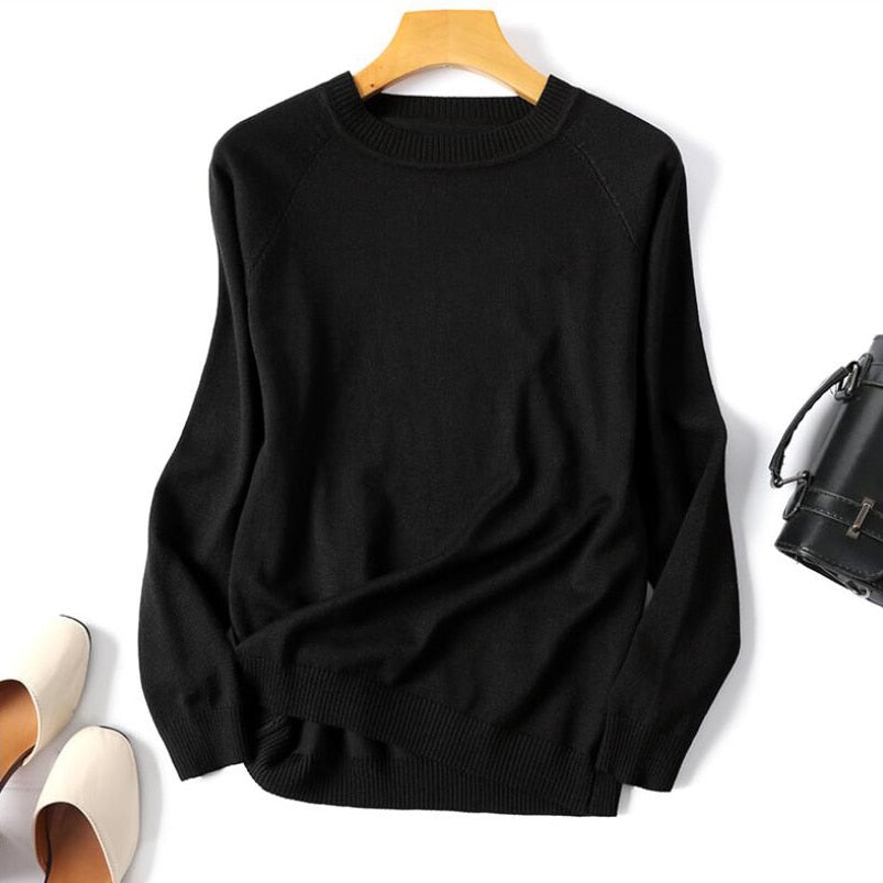 Long Sleeve Striped Pullover Women Sweater Knitted Sweaters