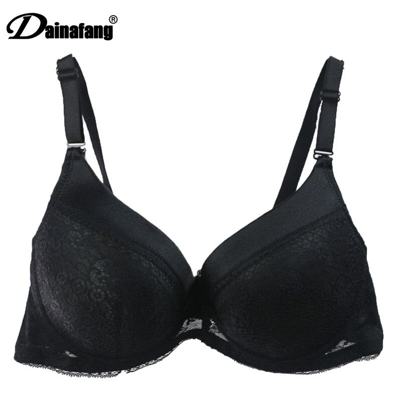 Lingerie Sexy Lace Push Bras For Womens Intimate BCDE Large Embroidery Rich Noble Underwear