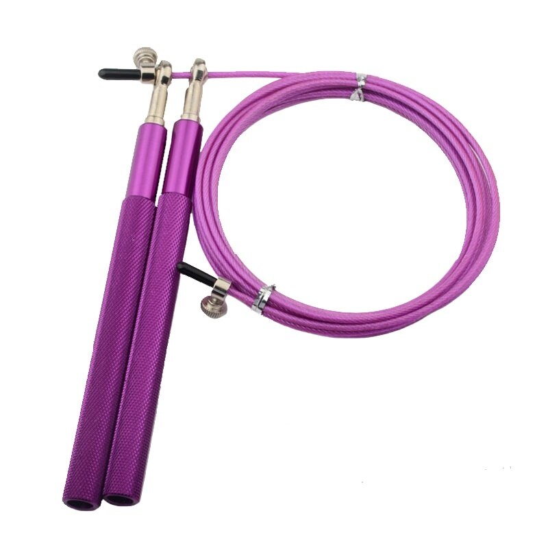 3 Meters Gym Skipping Skip Adjustable Jump Rope Crossfit Fitnesss Equimpment Exercise Workout