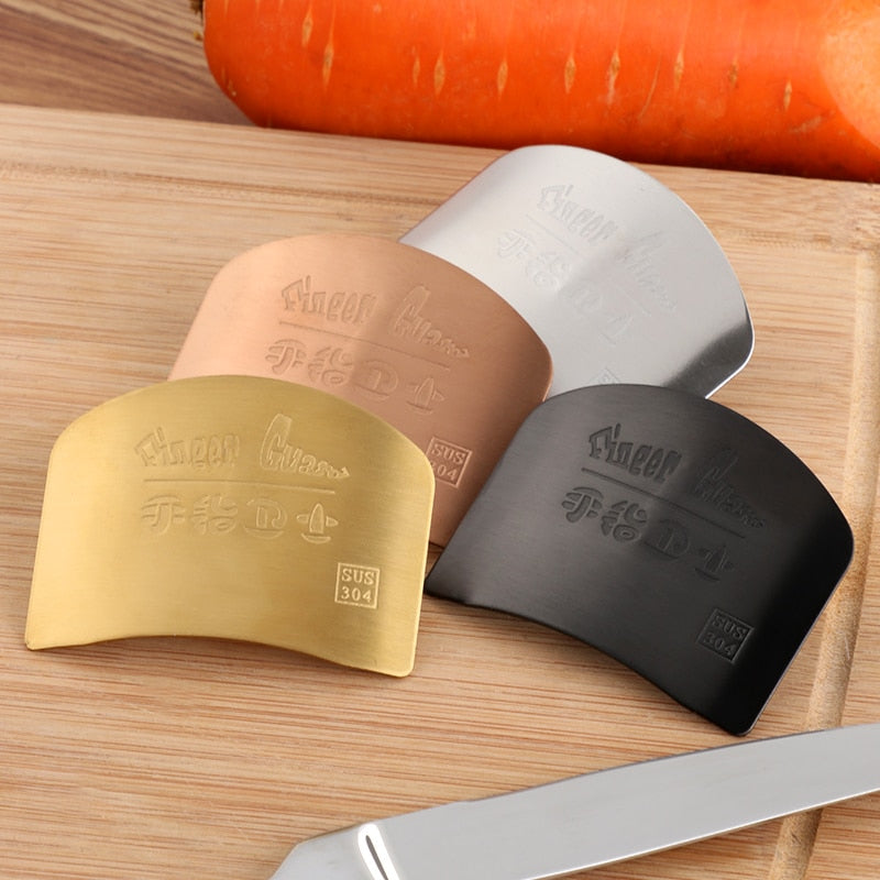 1PC Stainless Steel Finger Guard Finger Safe Protector Knife Cutting Vegetables Finger Protection Tool Creative Kitchen Gadget