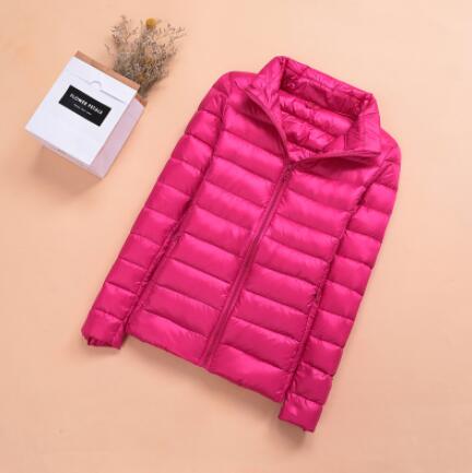 Spring Womens Down Jackets Ultra Light Winter Duck Down Coat Short Hoodie Puffer Jacket Parkas