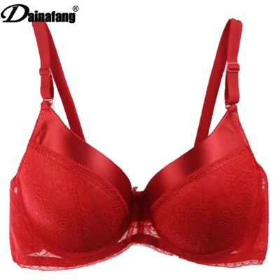 Lingerie Sexy Lace Push Bras For Womens Intimate BCDE Large Embroidery Rich Noble Underwear