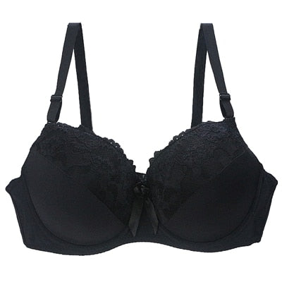 Sexy Bra Plus Size Underwear Wireless Adjustable Lace Womens Breast Lining BCDE Cup Large Female Lingerie