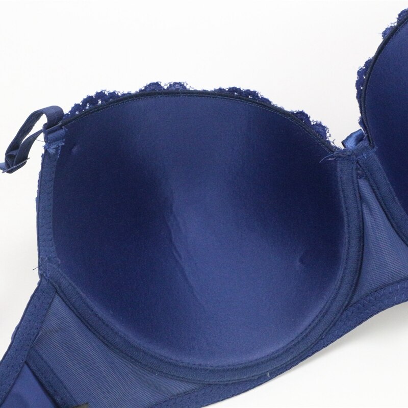 Sexy Bra Plus Size Underwear Wireless Adjustable Lace Womens Breast Lining BCDE Cup Large Female Lingerie