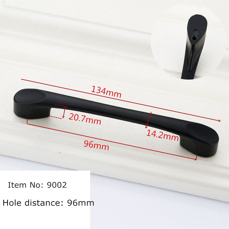 Black Handles for Furniture Cabinet Knobs and Handles Kitchen Handles Drawer Knobs Cabinet Pulls Cupboard Handles Knobs