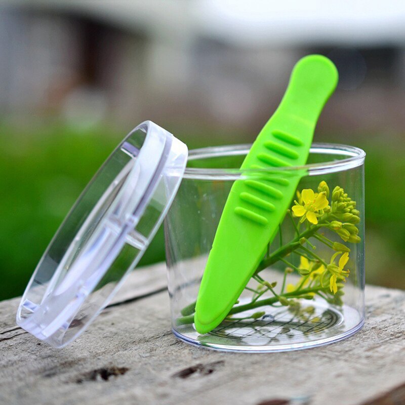 New Children School Plant Insect Biology Study Tool Set Plastic Scissor Clamp Tweezers Cute Nature Exploration Toy Kit for Kids