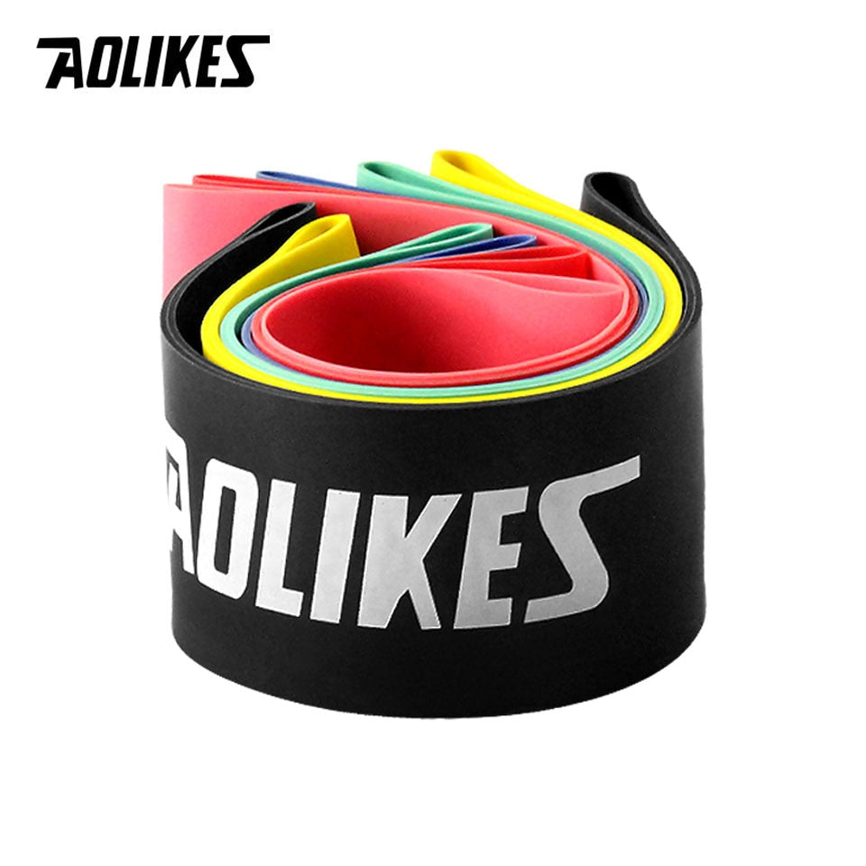 1PCS Resistance Band 6 Levels Available Natural Latex Gym Strength Training Rubber Loop Bands Fitness CrossFit Equipment