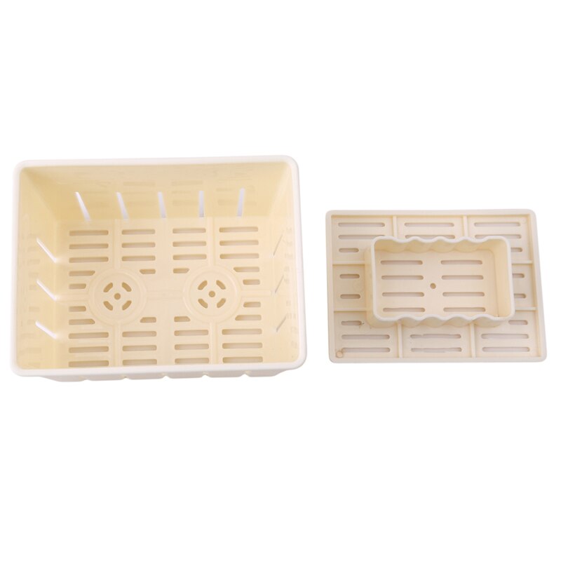 DIY Plastic Tofu Press Mould Homemade Tofu Mold Soybean Curd Tofu Making Mold Kitchen Cooking Tools Set