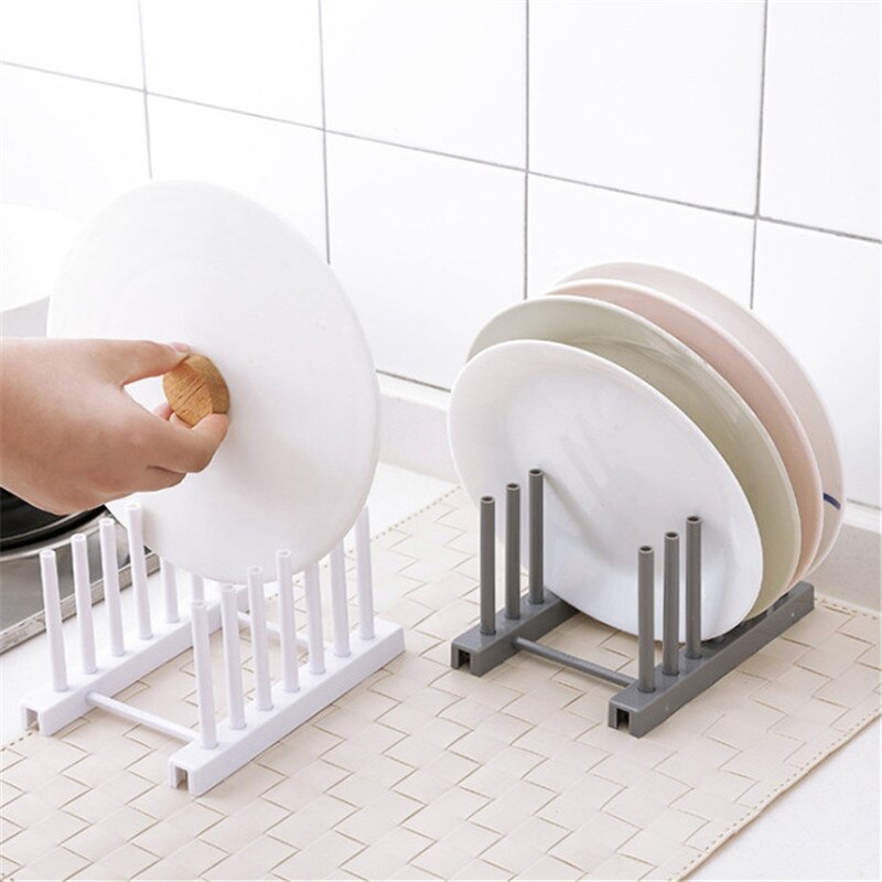 Creative Multifunctional Cup Dish Storage Rack Dish Plate Drain Rack Kitchen Tableware Drying Storage Tray Holder