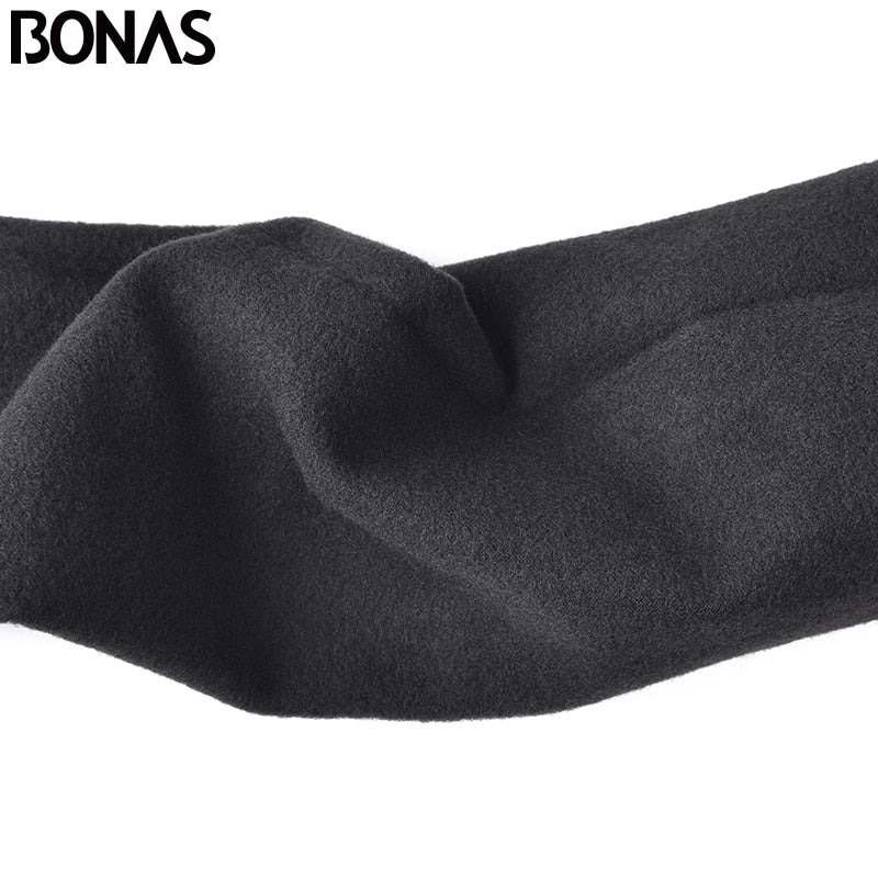 BONAS Women Winter Warm Tights High Elastic Velvet Winter Pantyhose Sexy Keep Warm Legins Female Double Crotch Tights