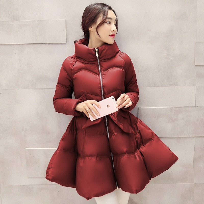 Womens winter coat women warm outwear Padded cotton Jacket coat Womens Clothing High Quality parkas manteau femme R853