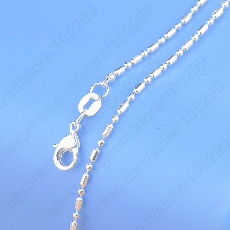 Jewelry Sample Order 20Pcs Mix 20 Styles 18" Genuine 925 Sterling Silver Link Necklace Set Chains+Lobster Clasps 925 Tag