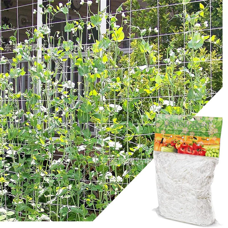 Plant Trellis Netting Heavy-Duty Polyester Plant Support Vine Climbing Hydroponics Garden Net Accessories Multi Use