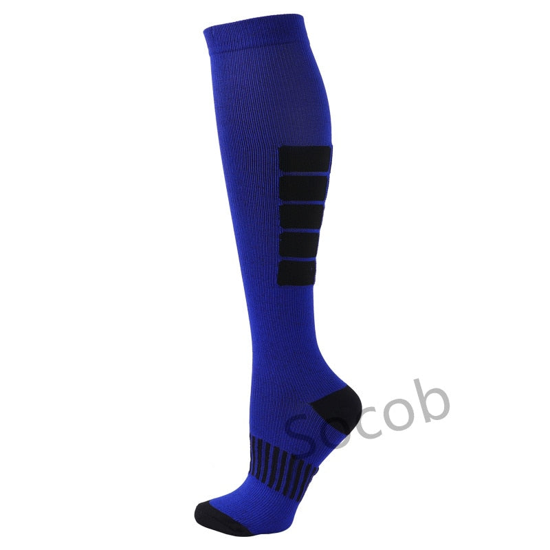 Compression Socks Football Socks Running Outdoor Sports  Crossfit Flight Travel Nurses Men WomenCompression Stockings