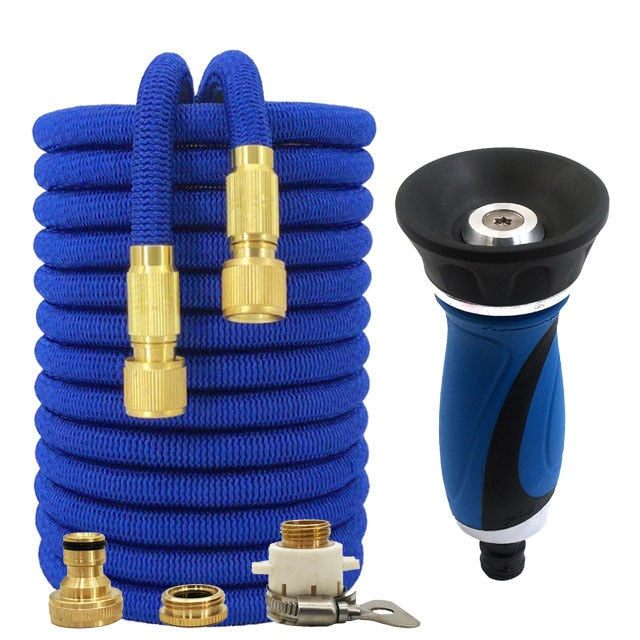 17ft-150ft Expandable Garden Hose Magic High Pressure Car Wash Hose Vegetable Garden Watering Hose Nozzle Drip Irrigation System