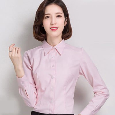 Women Shirts Blouses Women White Shirt Long Sleeve Blouse Female Tops OL Basic Shirt Blouses  Fashion Elegant Woman Clothing