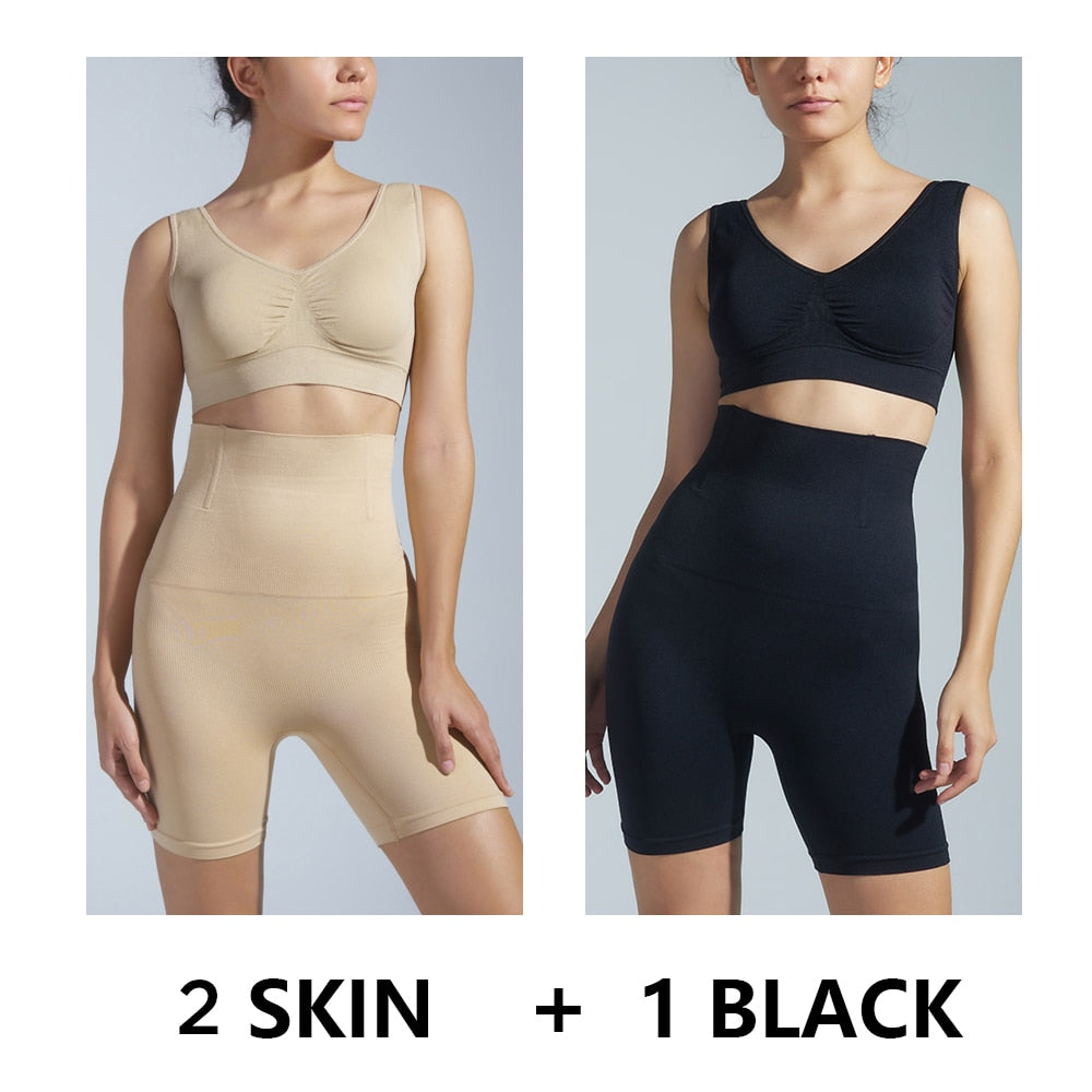 High Waist Non-slip Shaper Shorts Large Size Shapewear Underwear