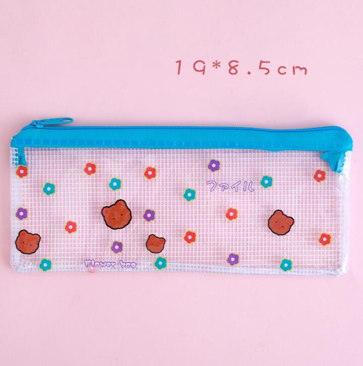 Sharkbang New Arrival A4 A5 Cherry Strawberry Bear Waterproof File Folder Document Paper Organizer Storage Bag School Stationery