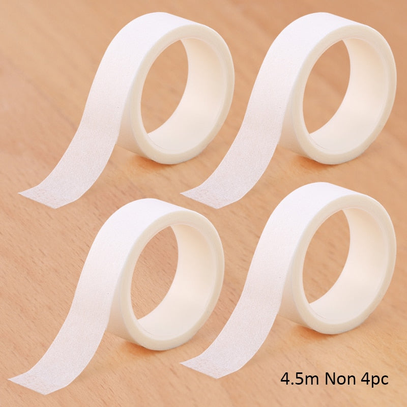 New breathable easy to tear Medical Tape/White Silk Paper Under Patches Eyelash Extension Supply Eyelash Extension Tape