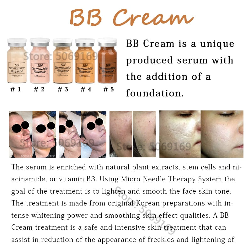 12 PCS Korea Brand bb cream glow jakarta treament murch blush whitening meso serum foundation  Booster original Starter Kit